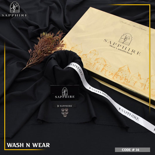 Sapphire Premium Wash Wear Gents Unstitched Suit – Summer Collection 2026