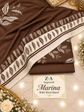 Imported Marina 3PC Premium Collection – Digital Printed Shirt with Wool Shawl