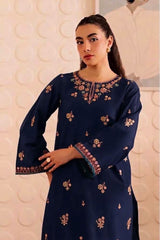Pure Dhanak 2PC Embroidered Winter Collection