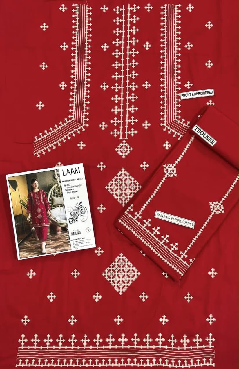 Pure Dhanak 2PC Embroidered Winter Collection