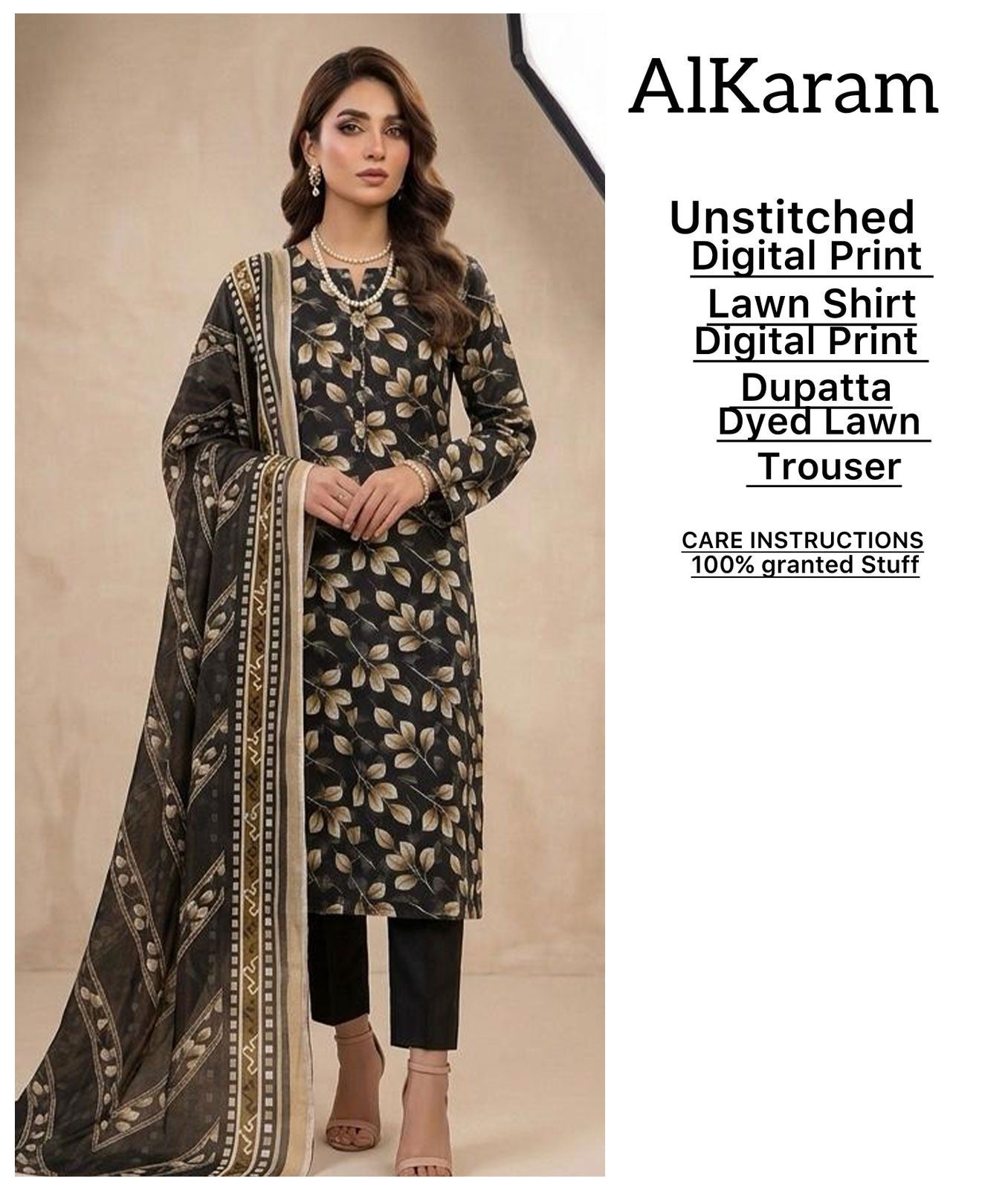 Alkaram Spring Summer 2026 | Luxury Digital Printed 3-Piece Lawn Collection