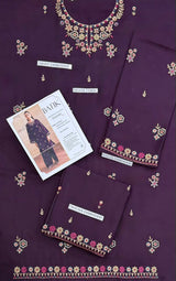 Pure Dhanak 2PC Embroidered Winter Collection