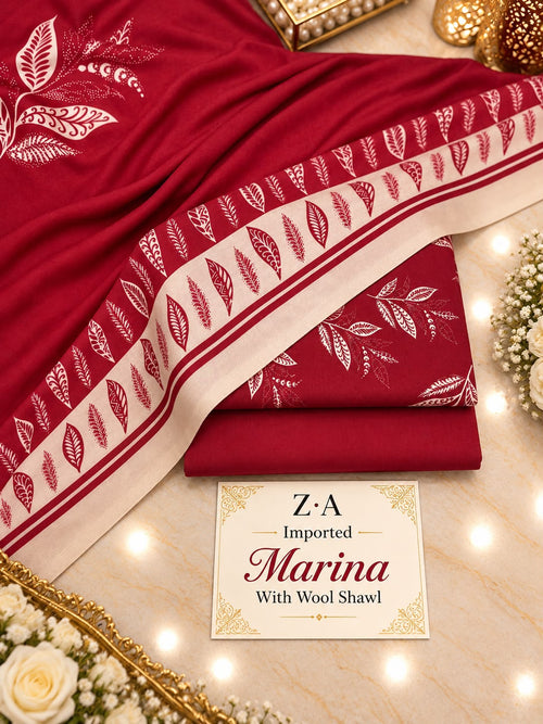 Imported Marina 3PC Suit –Rinby Red