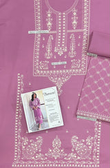 Lawrencepur Wool by Chawla premium winter fabric in Rose Pink