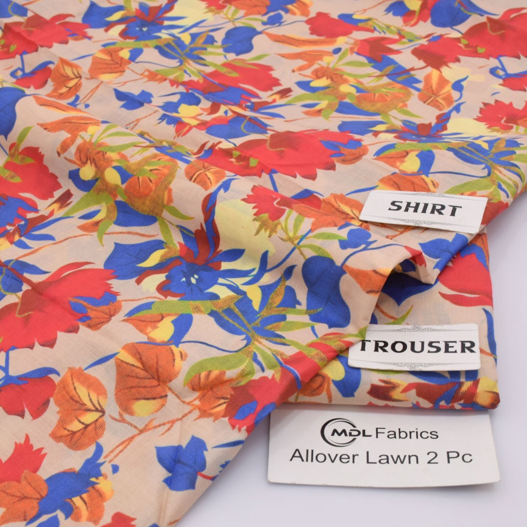 Original MDL Printed Lawn Suit – Shirt & Digital Printed Trouser