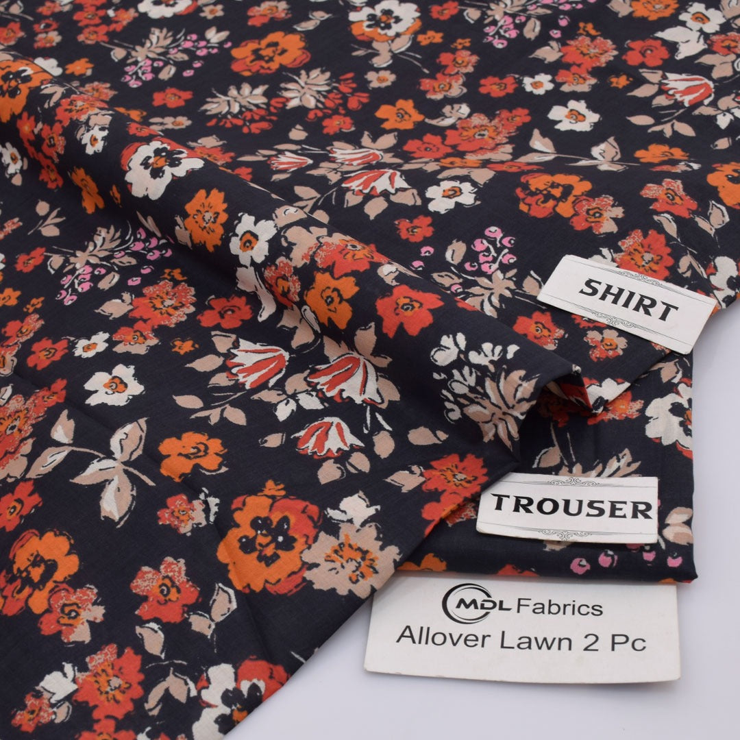 Original MDL Printed Lawn Suit – Shirt & Digital Printed Trouser