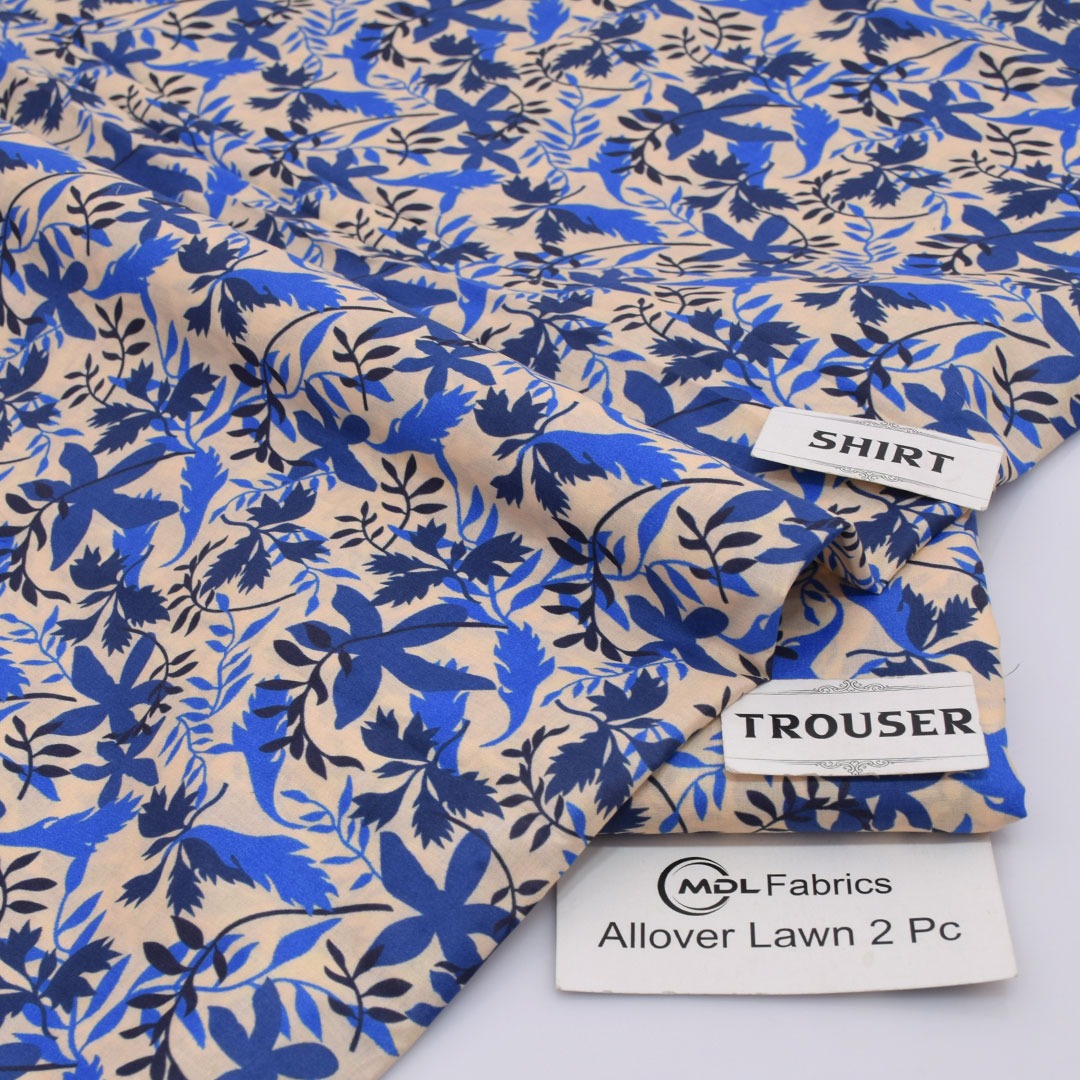 Original MDL Printed Lawn Suit – Shirt & Digital Printed Trouser