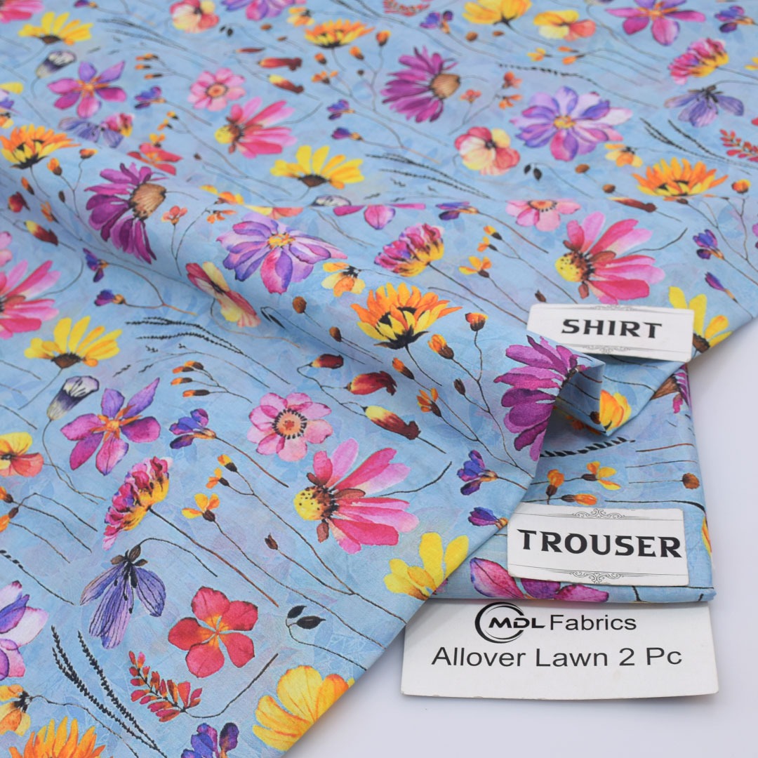 Original MDL Printed Lawn Suit – Shirt & Digital Printed Trouser