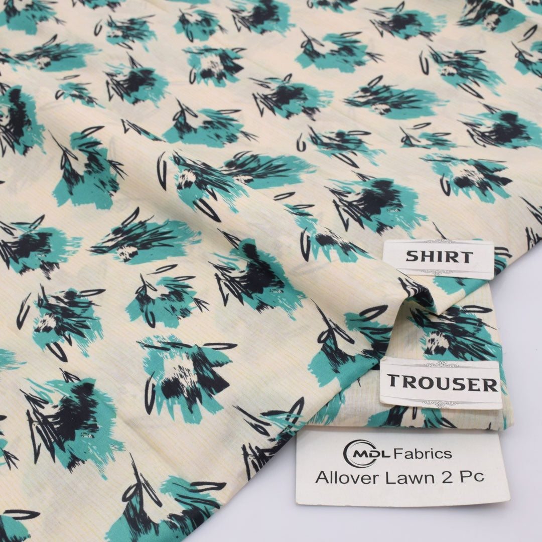 Original MDL Printed Lawn Suit – Shirt & Digital Printed Trouser