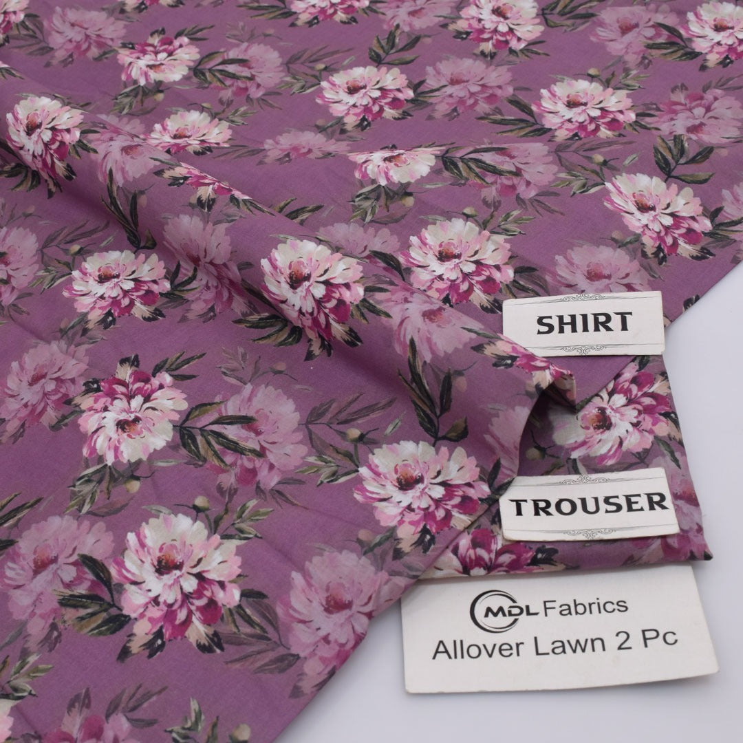 Original MDL Printed Lawn Suit – Shirt & Digital Printed Trouser
