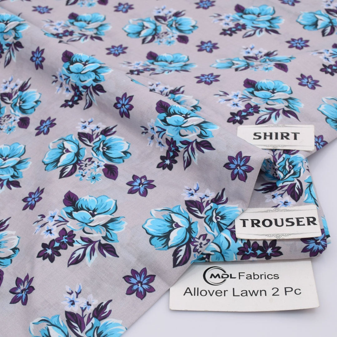 Original MDL Printed Lawn Suit – Shirt & Digital Printed Trouser