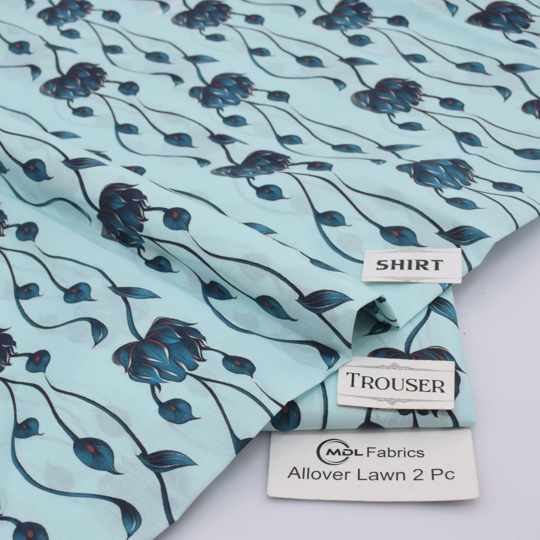 Original MDL Printed Lawn Suit – Shirt & Digital Printed Trouser