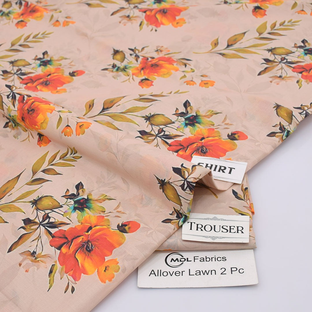 Original MDL Printed Lawn Suit – Shirt & Digital Printed Trouser