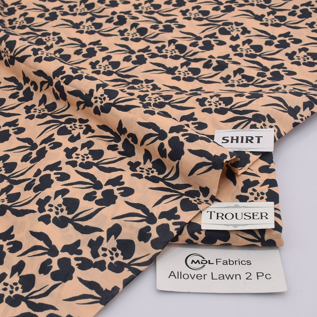 Original MDL Printed Lawn Suit – Shirt & Digital Printed Trouser