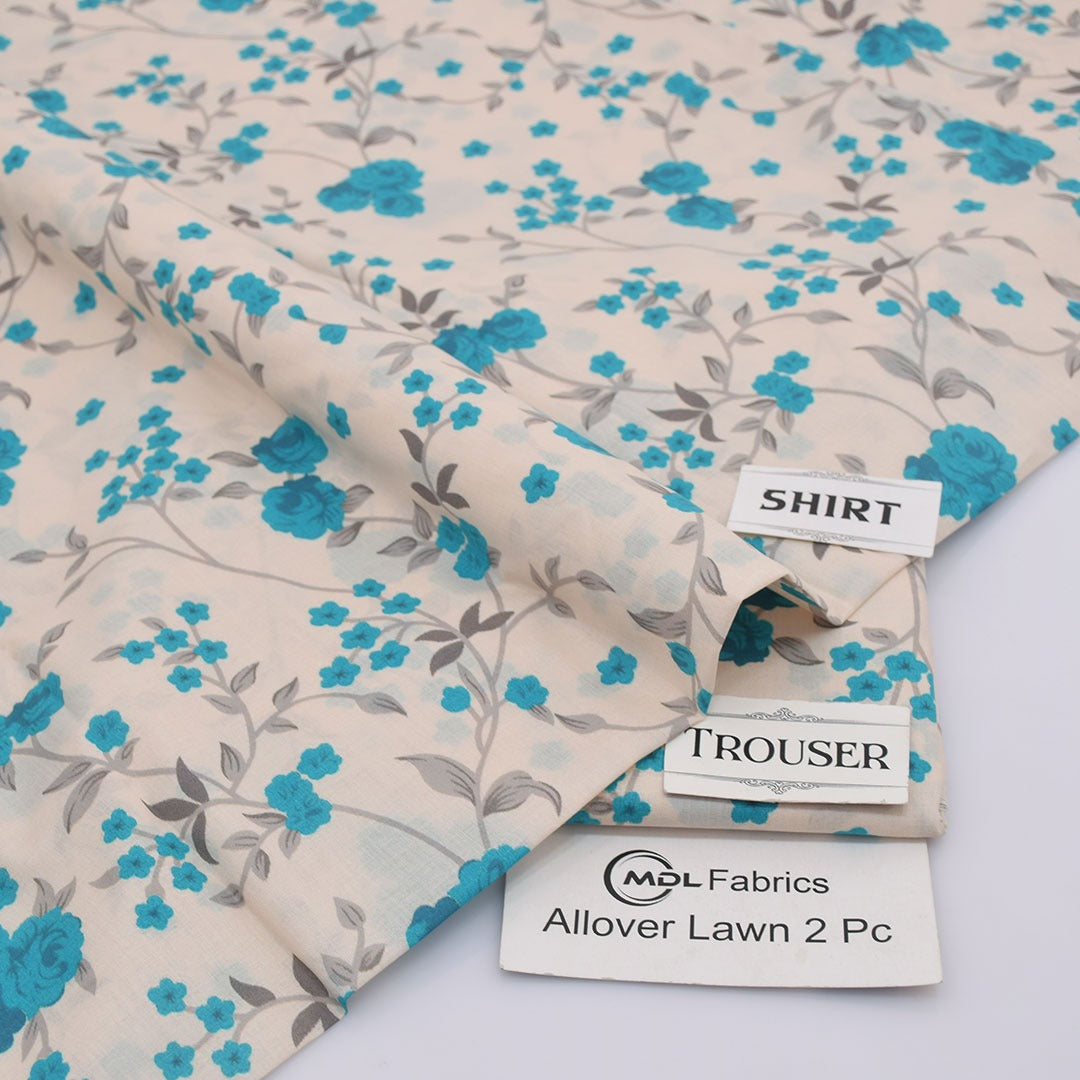 Original MDL Printed Lawn Suit – Shirt & Digital Printed Trouser