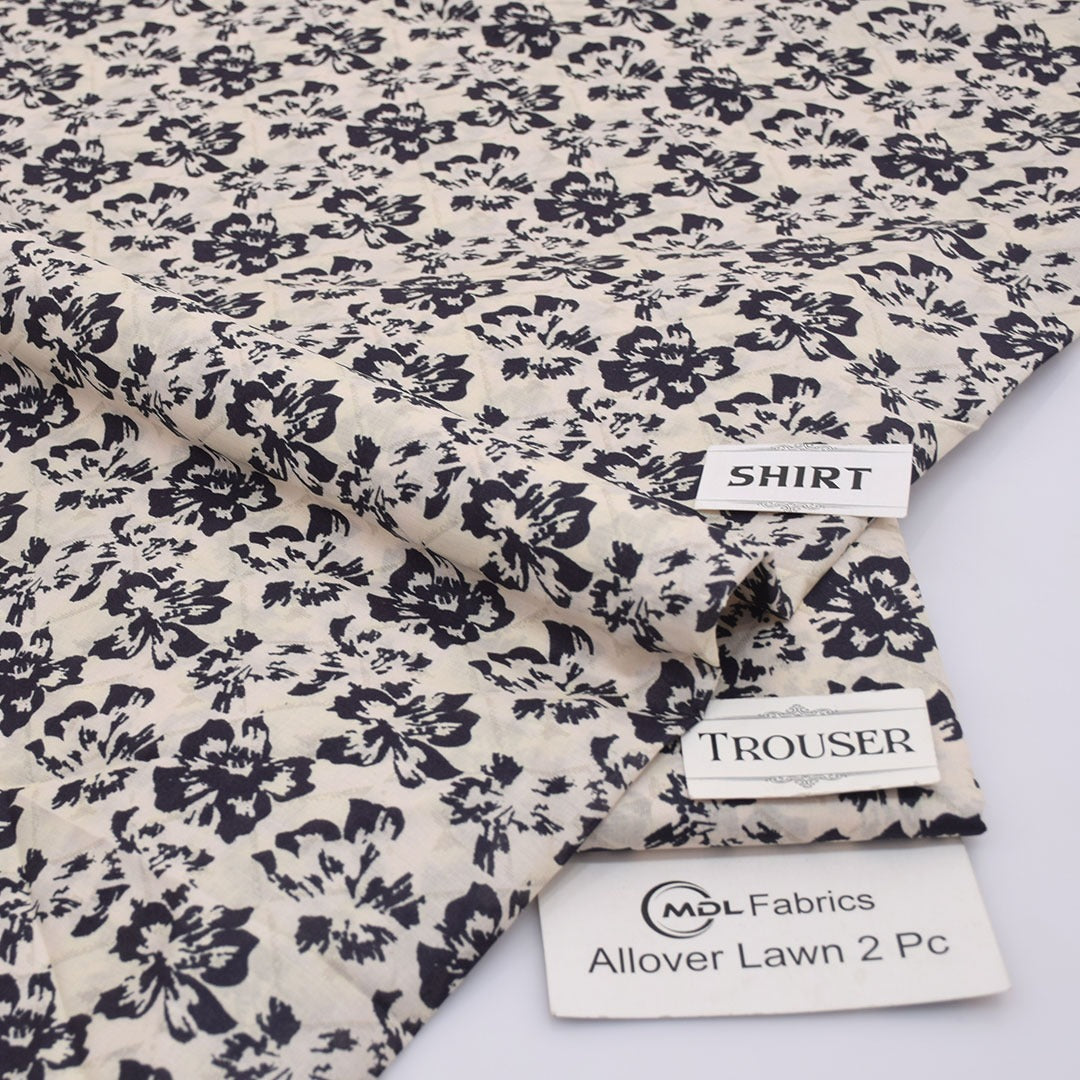 Original MDL Printed Lawn Suit – Shirt & Digital Printed Trouser
