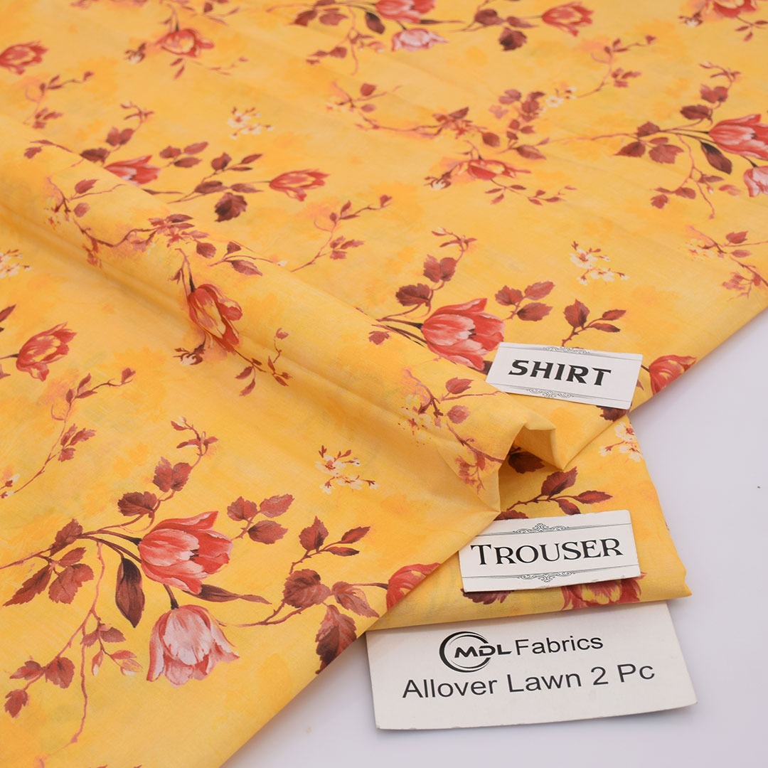 Original MDL Printed Lawn Suit – Shirt & Digital Printed Trouser