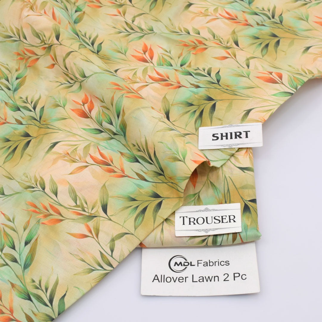 Original MDL Printed Lawn Suit – Shirt & Digital Printed Trouser