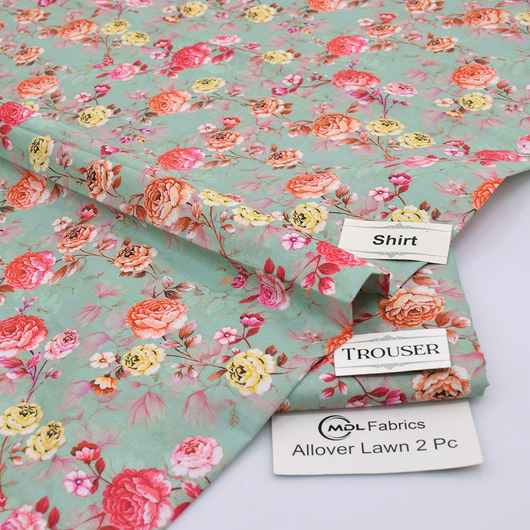 Original MDL Printed Lawn Suit – Shirt & Digital Printed Trouser