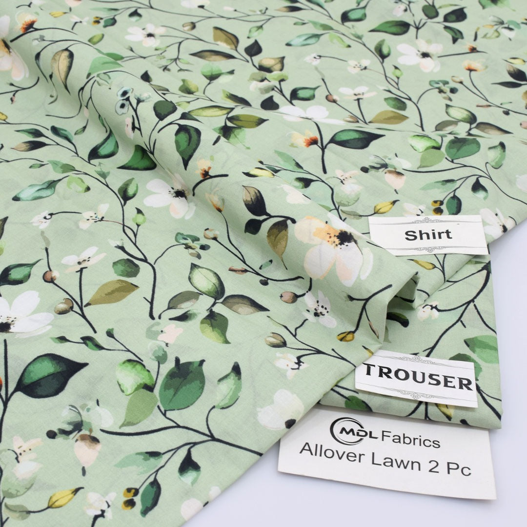 Original MDL Printed Lawn Suit – Shirt & Digital Printed Trouser