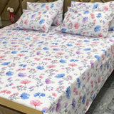 5 PC Export Quality Pure Cotton King Size Bedsheet Set