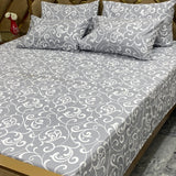 5 PC Export Quality Pure Cotton King Size Bedsheet Set