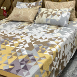 5 PC Export Quality Pure Cotton King Size Bedsheet Set