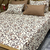 5 PC Export Quality Pure Cotton King Size Bedsheet Set