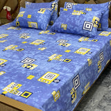 5 PC Export Quality Pure Cotton King Size Bedsheet Set