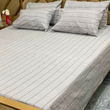 5 PC Export Quality Pure Cotton King Size Bedsheet Set