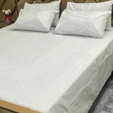 5 PC Export Quality Pure Cotton King Size Bedsheet Set