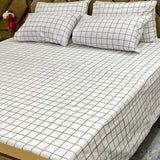 5 PC Export Quality Pure Cotton King Size Bedsheet Set