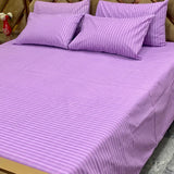 5 PC Export Quality Pure Cotton King Size Bedsheet Set