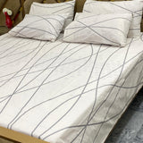 5 PC Export Quality Pure Cotton King Size Bedsheet Set