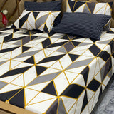 5 PC Export Quality Pure Cotton King Size Bedsheet Set