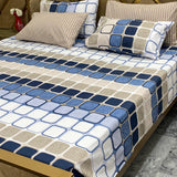 5 PC Export Quality Pure Cotton King Size Bedsheet Set