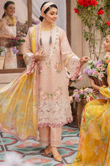 Pure Dhanak 3-Piece Embroidered Suit for Women | Premium Pakistani Unstitched Collection