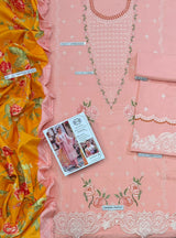 Pure Dhanak 3-Piece Embroidered Suit for Women | Premium Pakistani Unstitched Collection