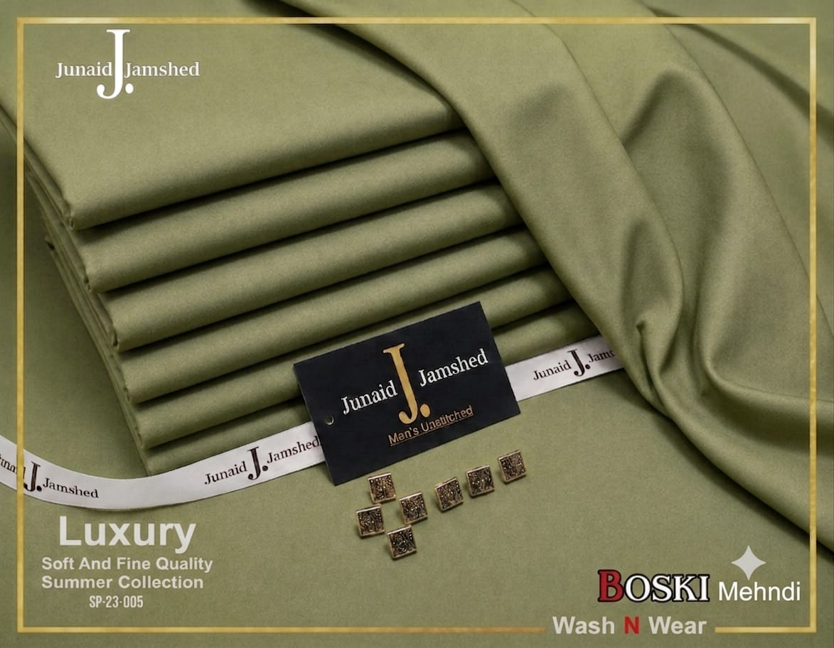 J. Junaid Jamshed Wash & Wear Boski – Four Season 2026