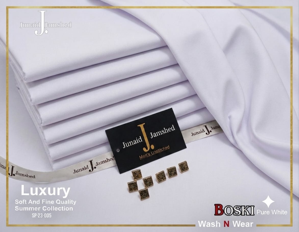 J. Junaid Jamshed Wash & Wear Boski – Four Season 2026