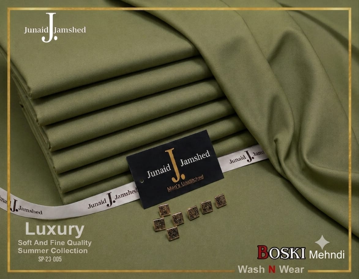 J. Junaid Jamshed Wash & Wear Boski – Four Season 2026