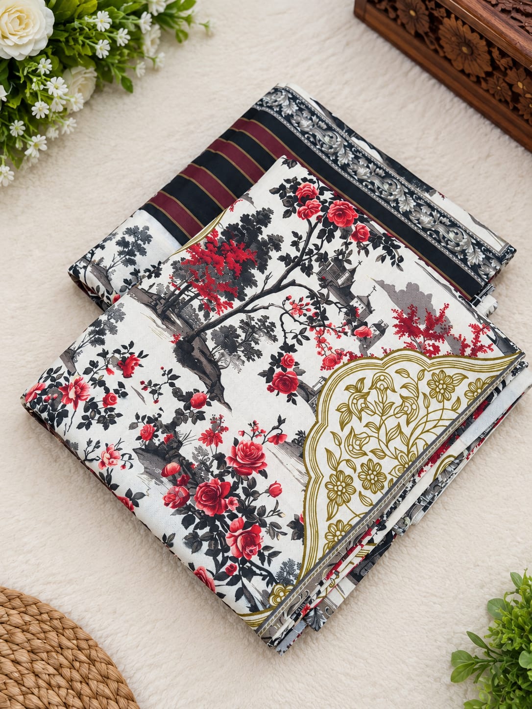 Alkaram Original Brand Khaddar 2PC – Premium Winter Collection