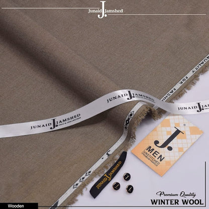 Junaid Jamshed Winter Wool Fabric in Lilac Purple Shade - Men's Designer Winter Wear