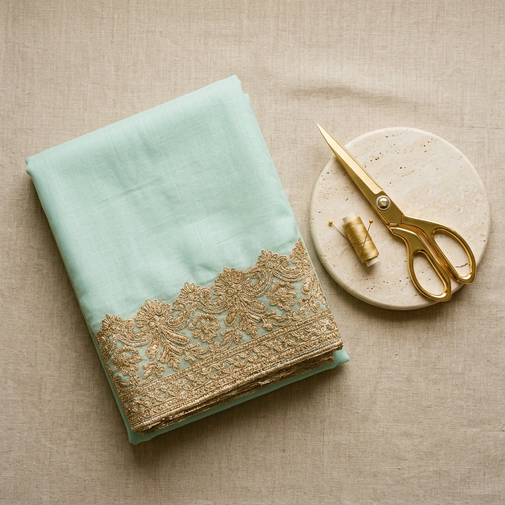 Chikankari Summer Lawn Suit (Pastel Mint)